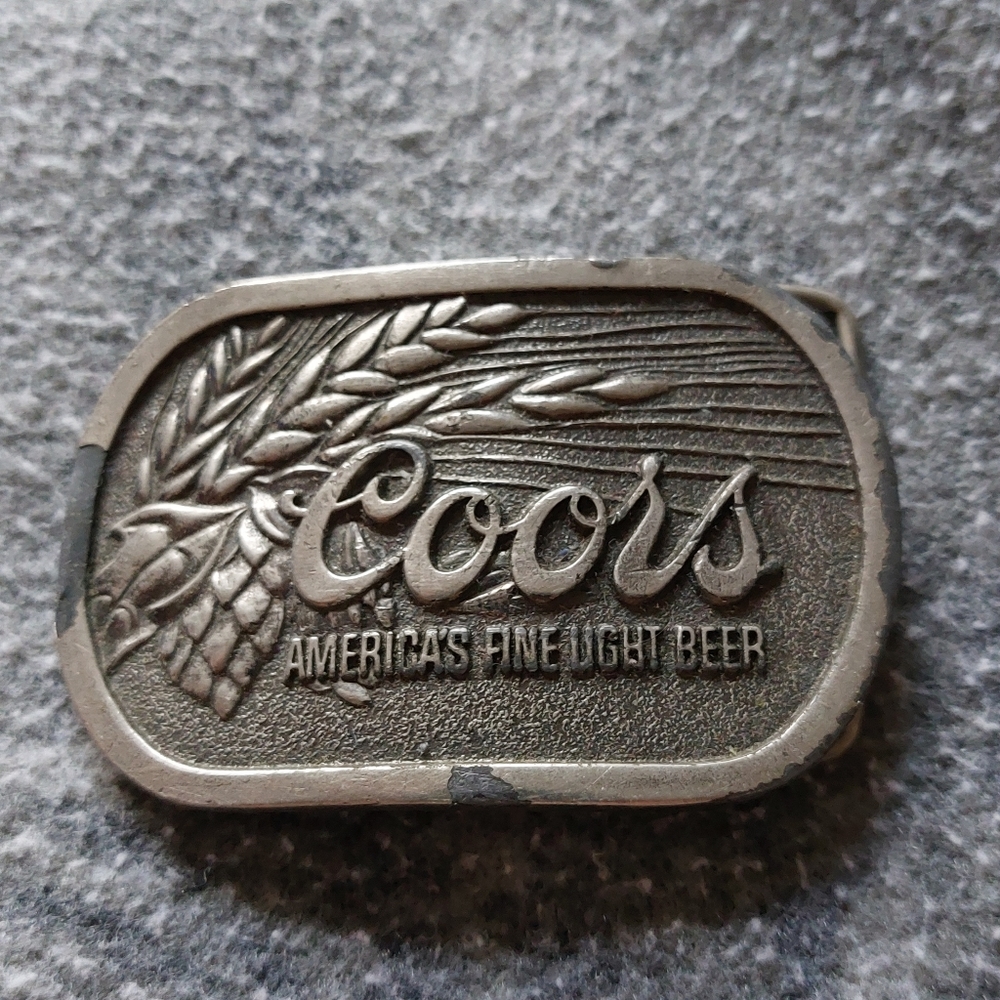 Coors Beer Belt Buckle